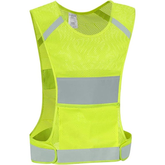Reflective Vest Safety Running Gear with Pocket for Running Biking Walking