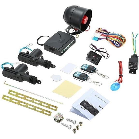 Shkalacar Car Alarm System with Remote & Locking
