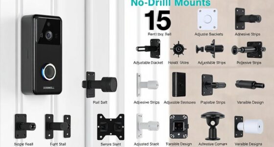 rent friendly doorbell camera mounts
