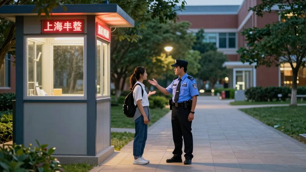 request escort during late night hours