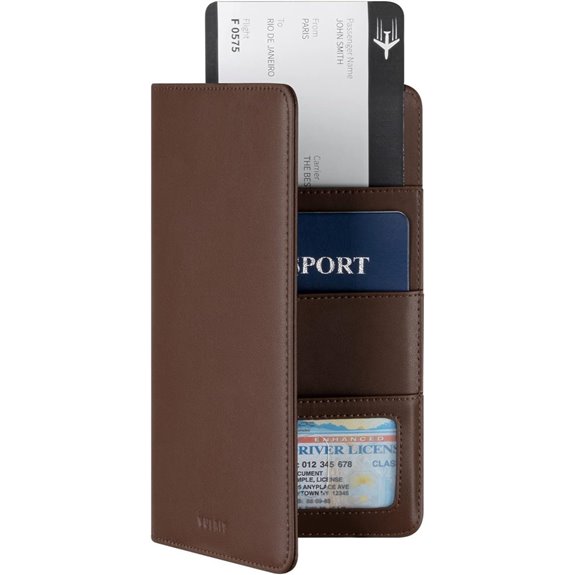 VULKIT Passport Holder Wallet RFID Blocking Travel Wallet for Men & Women