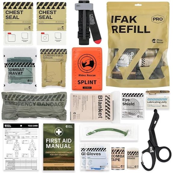 RHINO RESCUE IFAK 17Pcs Trauma First Aid Kit