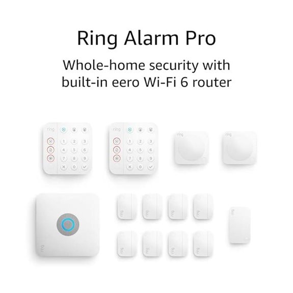 Ring Alarm Pro 14-Piece Kit with Wi-Fi 6 Router