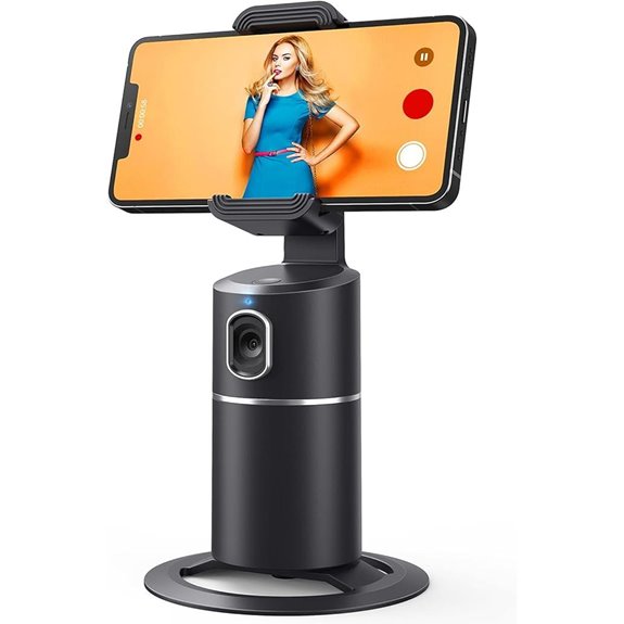 Auto Face Tracking Phone Holder with 360° Rotation