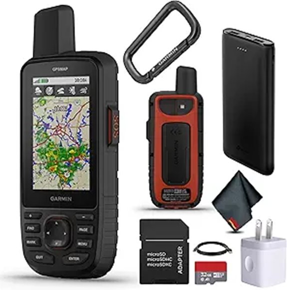 Garmin GPSMAP 67i Rugged Hiking GPS with Accessories