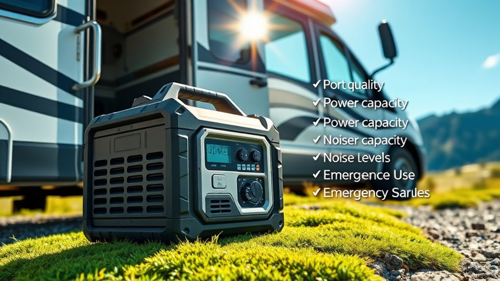 rv emergency power considerations