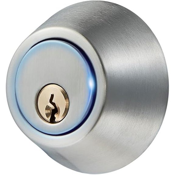 Deadbolt Door Lock Set Satin Nickel Grade 3 Security