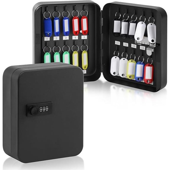 KYODOLED 20-Key Lock Box with Combination Lock