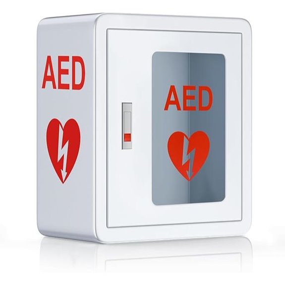 AED Wall Cabinet with Snap Lock and Transparent Window