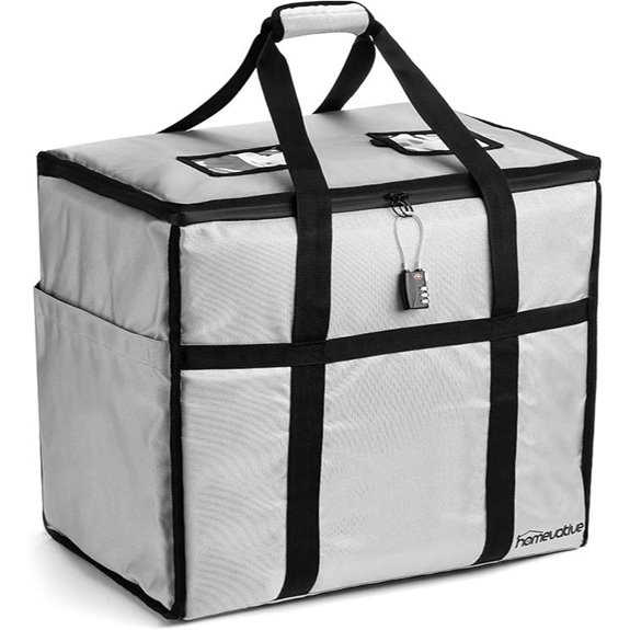 Homevative Locking Delivery Bag with 2 Locks
