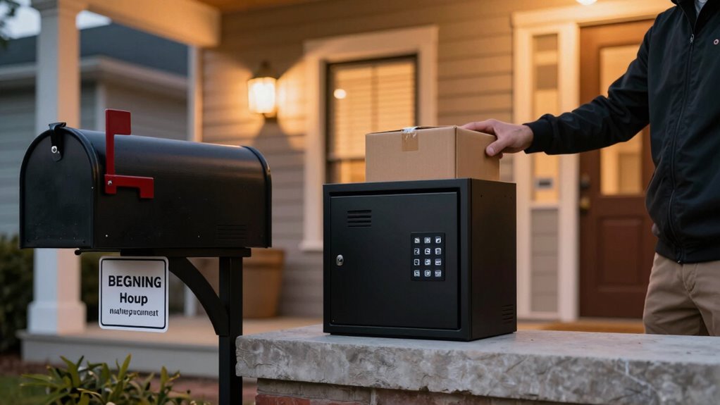 secure delivery pickup options