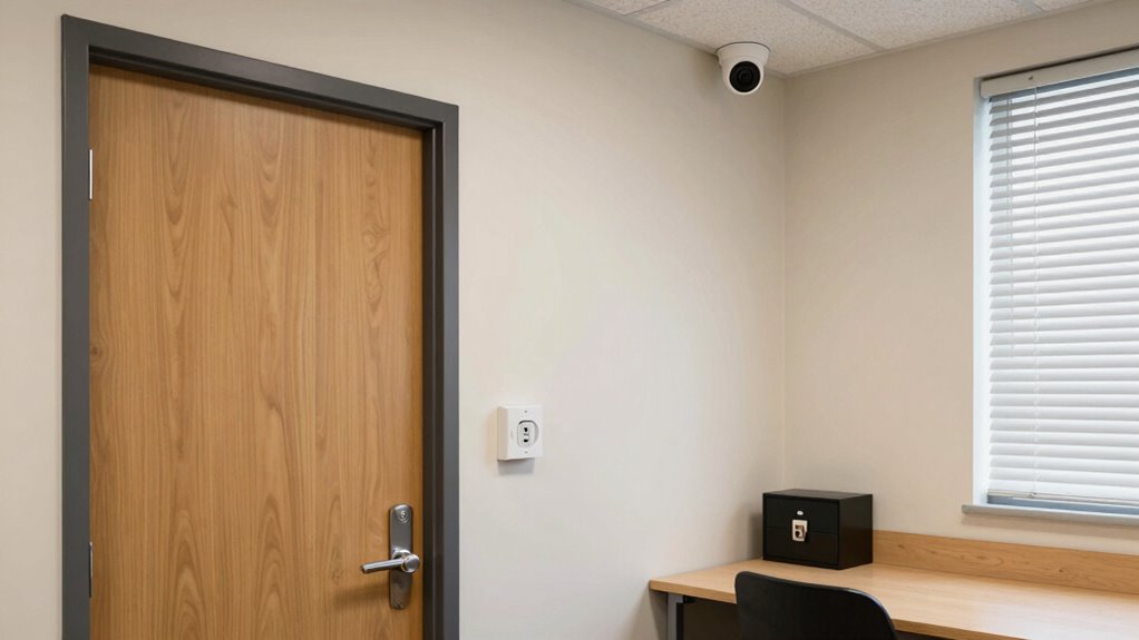 secure doors limit visibility