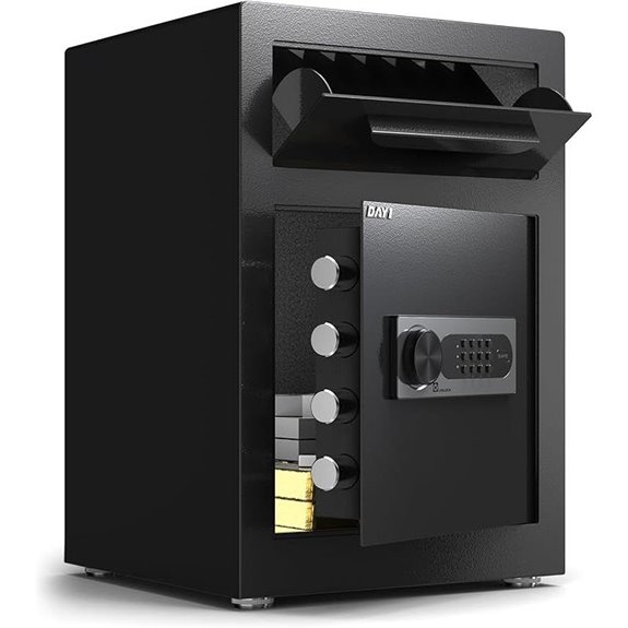 DAYI Drop Safe with Deposit Slot and Fireproof Bag