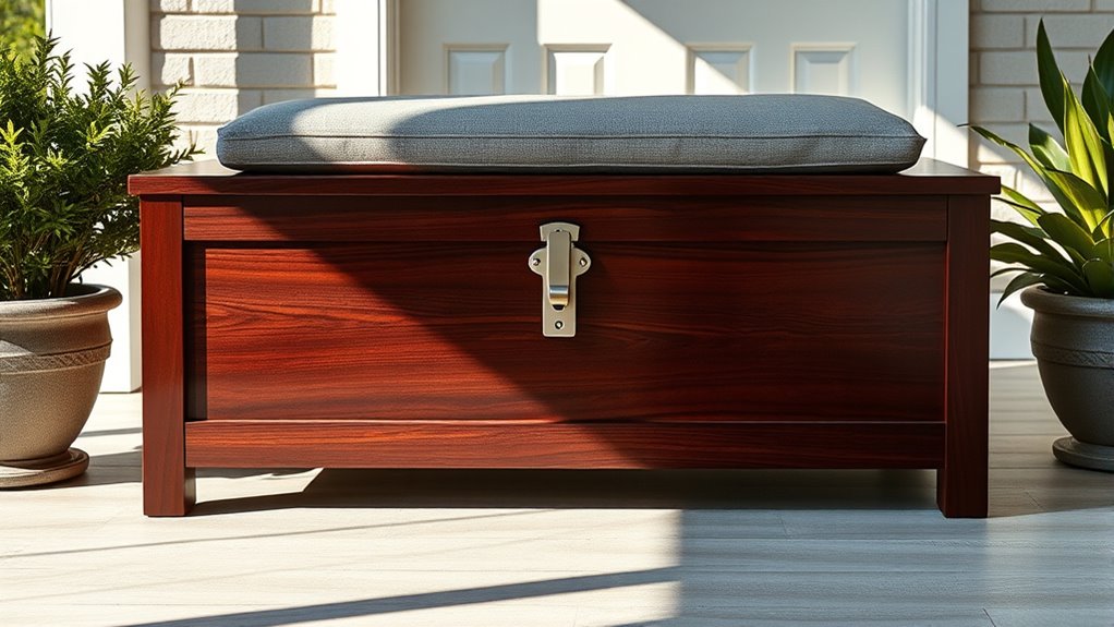 secure durable porch storage