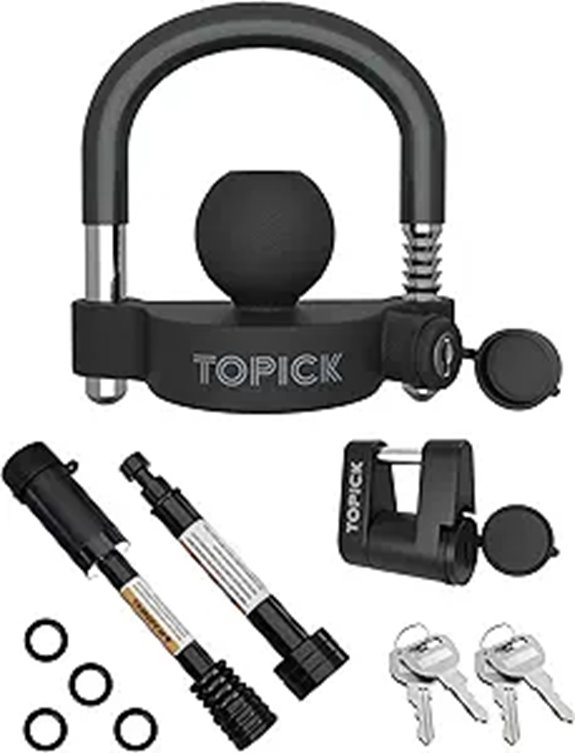 Trailer Hitch Lock Set with 4 Keys