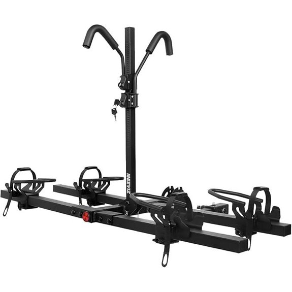 Hitch-Mount Bike Rack with Lock 200 lbs Capacity