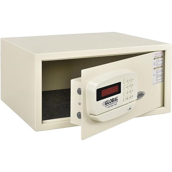 Global Industrial Electronic Hotel Safe with Card Slot