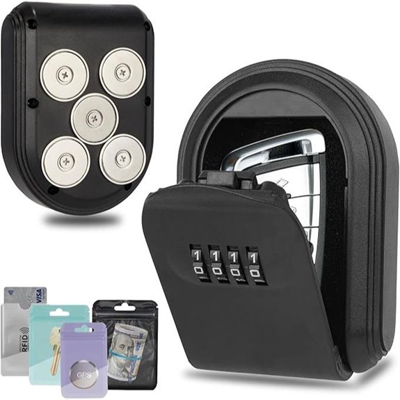 Magnetic Car Key Box with Combination Lock