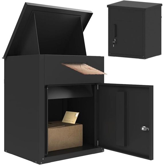 Lockable Waterproof Metal Delivery Drop Box