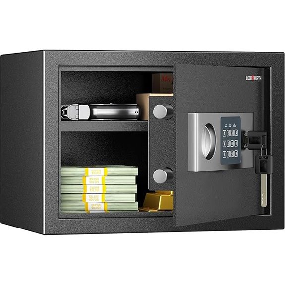 Digital Safe Lock Box for Money Jewelry and Documents