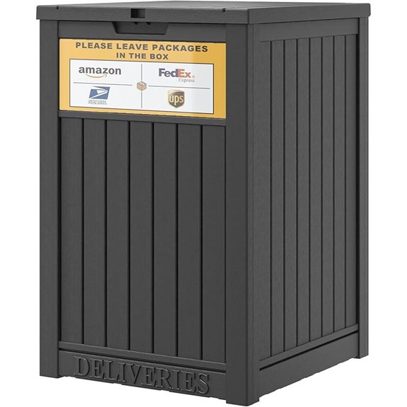 Outdoor Lockable Package Delivery Box (48 Gallon)