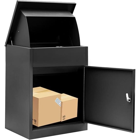 Lockable Galvanized Steel Mailbox for Outside Delivery