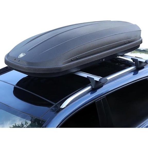 Rooftop Cargo Box with Secure Straps & Keys