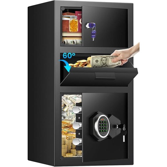 Large Safe with Drop Slot and Digital Keypad