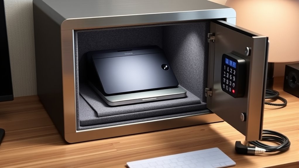 secure spacious protected storage