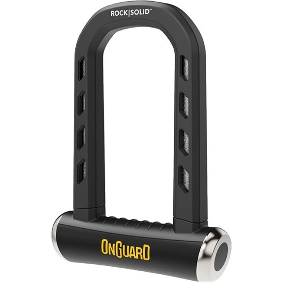 OnGuard RockSolid U-Lock with Quad Locking Mechanism