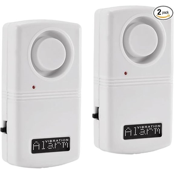 Window Alarm and Vibration Sensors with Loud Alarm