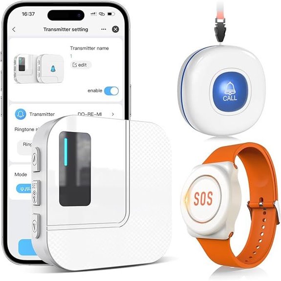 senior caregiver wi fi pager