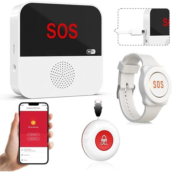 WiFi Caregiver Pager System for Seniors and Disabled