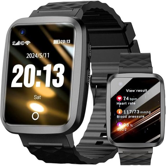 Smart Health Watch with Fall Alert & GPS for Seniors