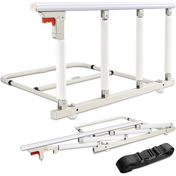 Folding Bed Rails for Seniors Fall Prevention