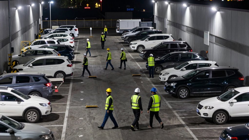 shift change parking hazards