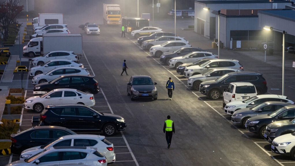 shift change parking safety