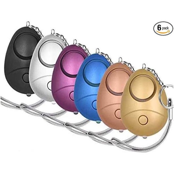 KOSIN 6-Pack 140DB Personal Security Alarm with LED