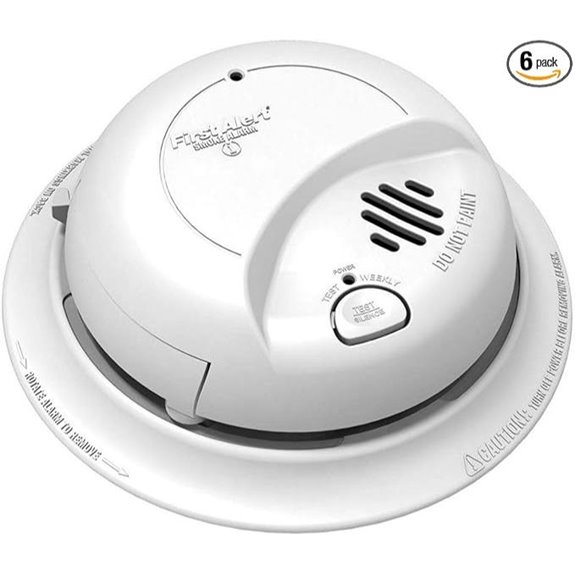 First Alert 9120B Hardwired Smoke Detectors (6-Pack)