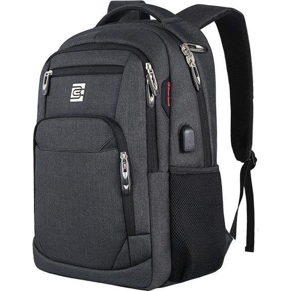 Slim Business Laptop Backpack with USB Charging