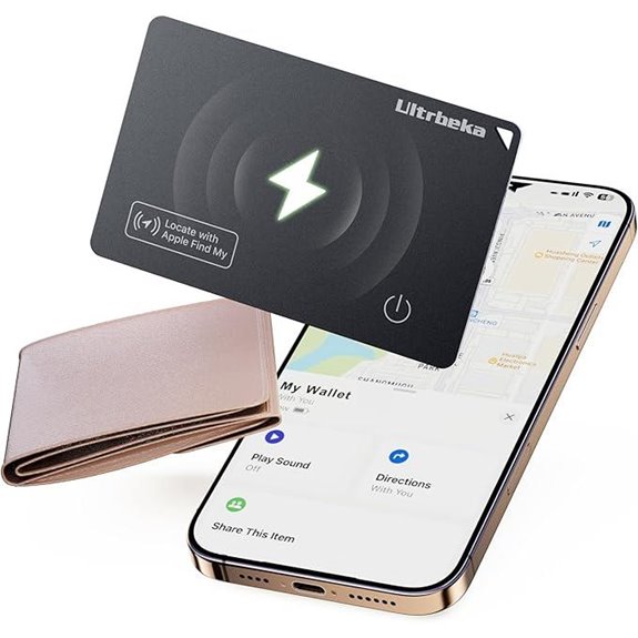 Ultra-Thin Waterproof Bluetooth Wallet Tracker Card