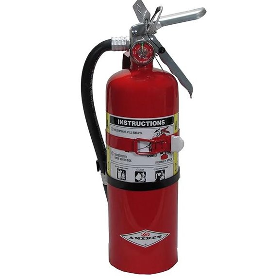 Amerex 5lb ABC Fire Extinguisher with Vehicle Bracket