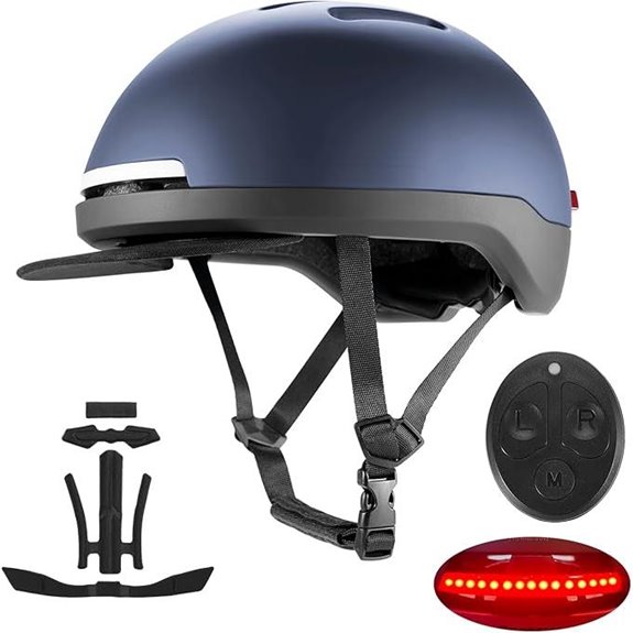 Urban-Smart Bike Helmet with Lights & Turn Signals