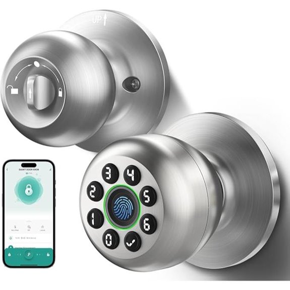 Keypad Biometric Smart Door Lock with App