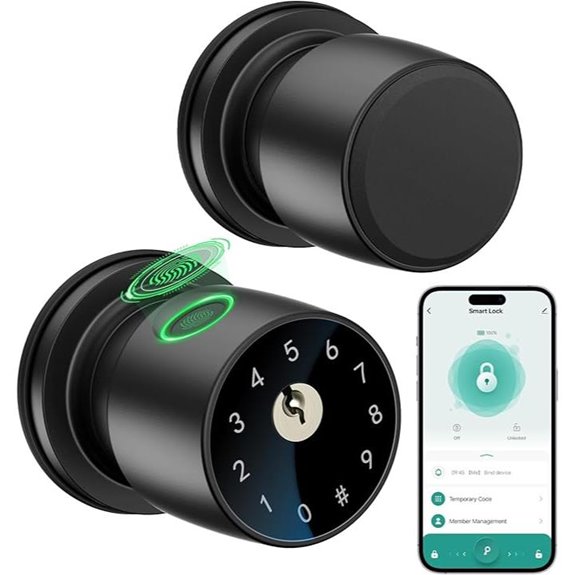 IRONZON Smart Fingerprint Door Lock with App Control