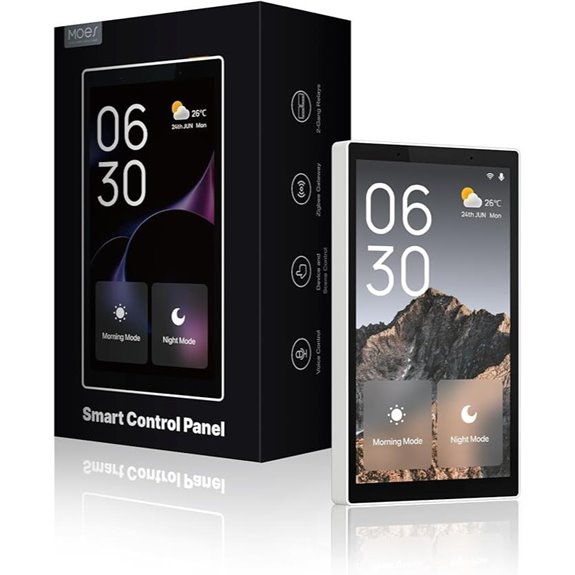 MOES Smart Home Touchscreen Control Panel with Alexa