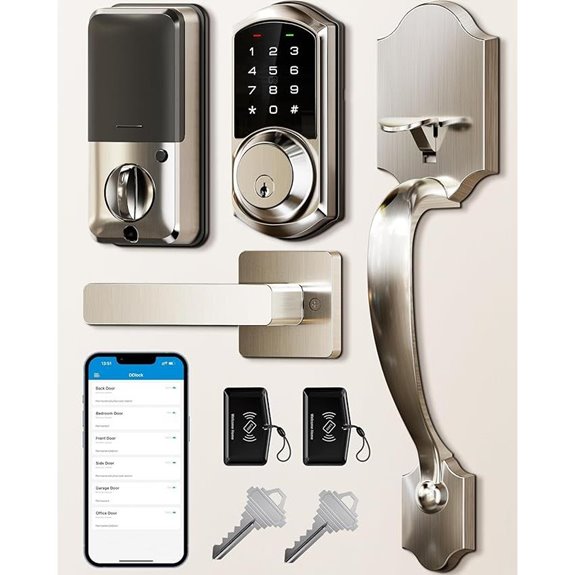 Veise VE06-H Smart Keyless Front Door Lock Set
