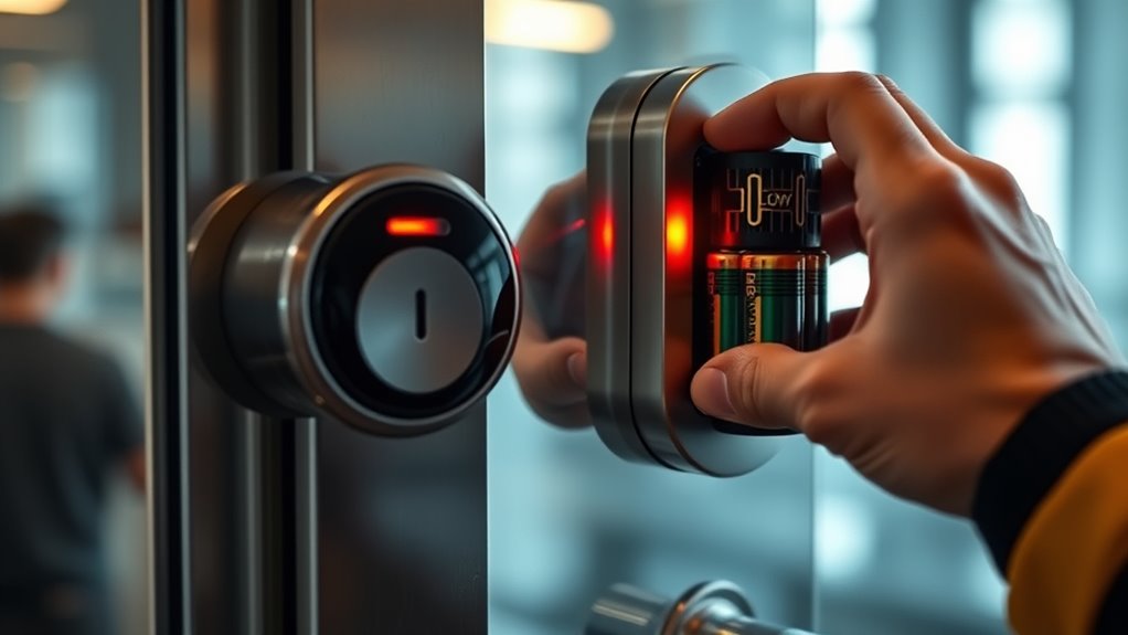 smart lock battery care