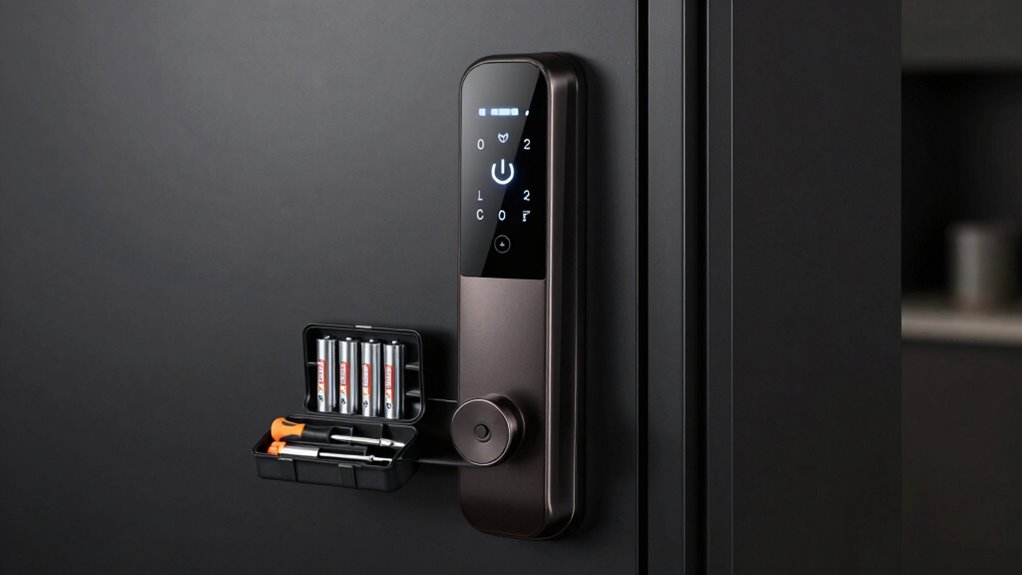 smart lock battery management
