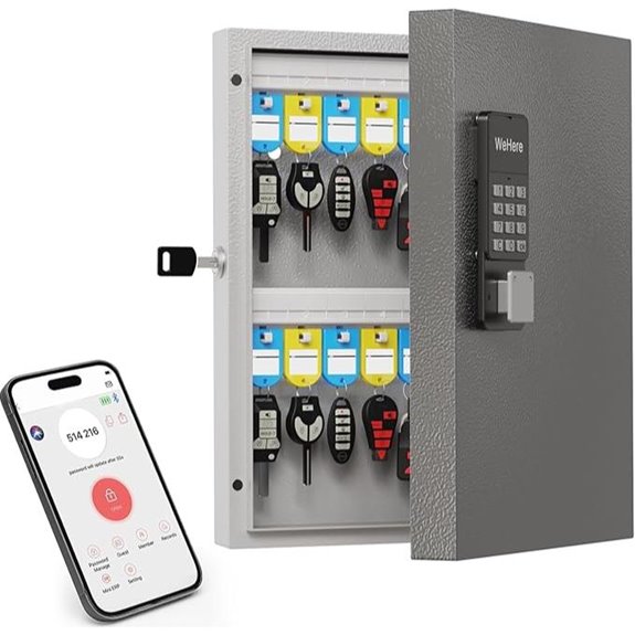 Smart 32-Key Lock Box with App and Wi-Fi